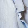 Camisa Feminina Tradicional Manga Longa Viscolinho Azul Bebê