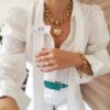 Conjunto Coração Je Taime Banho Ouro Colar 4 Voltas + Pulseira 2 Voltas