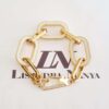 Conjunto 3 Pulseiras Banho Ouro Detalhe Branco Pingentes Flor Fé Pomba Paz