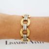 Conjunto 3 Colares + 3 Pulseiras Mistos Banho Ouro e Prateado Combinados
