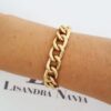 Conjunto 3 Colares + 3 Pulseiras Mistos Banho Ouro e Prateado Combinados