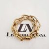 Pulseira Elo Oval-150 2 Voltas Corrente Aço Banho Ouro Fecho Ímã