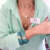 Conjunto 2 Pulseiras + 3 Colares Combinação Turquesa Búzios Estrela do Mar