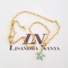 Conjunto 2 Pulseiras + 3 Colares Combinação Turquesa Búzios Estrela do Mar