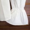 Camisa Feminina Manga Flare Bufante Trabalhado Frontal Botões Forrados