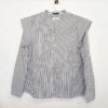 Camisa Feminina Tradicional Listrada Manga Longa  Botões