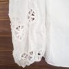 Camisa Manga Bufante Longa Branca Renda Trabalhada