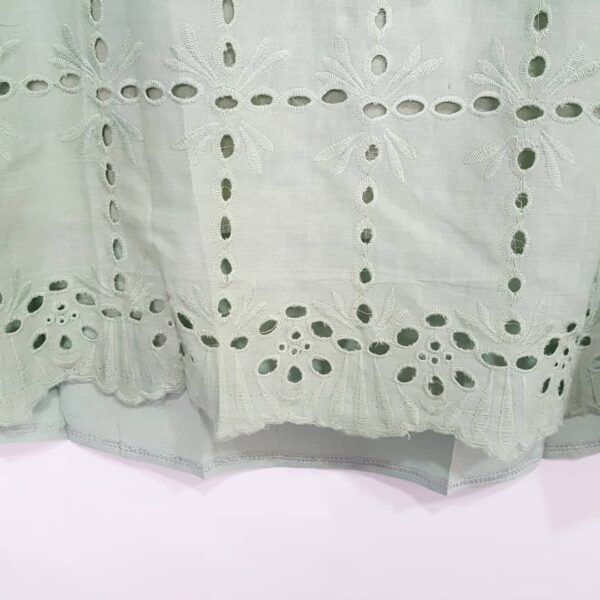 Camisa Feminina Tradicional Lasie Forro Frontal Furinhos Trabalhados Verde