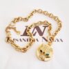 Conjunto Combinado Onça/Pantera Banho Ouro 2 Colares + 2 Pulseiras