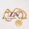 Conjunto Árvore da Vida Banho Ouro Recorte Laser Colar + Pulseira