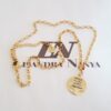 Conjunto 4 Colares Combinados Elos Grandes Banho Ouro Corrente Aço