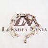 Pulseira Elo Oval Grande Banho Prateado