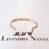 Conjunto 4 Pulseiras Prateadas Corrente Metal c/ Banho Elos Gigantes Fecho Mosquete 18cm