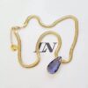 Conjunto Colar Dourado Choker + Colar Curto Corrente Metal Banho Ouro Elo Serpente Fecho Mosquete