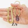Conjunto Colar Dourado Choker + Colar Curto Corrente Metal Banho Ouro Elo Serpente Fecho Mosquete