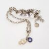 Conjunto 5 Colares Delicados Símbolos Místicos Banho Prateado