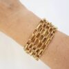 Conjunto de Pulseira e Colar Árvore da Vida em Ouro Banho para Mulheres Elegantes