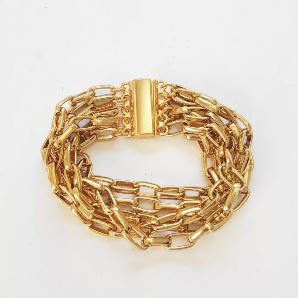 Conjunto de Pulseira e Colar Árvore da Vida em Ouro Banho para Mulheres Elegantes