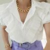 Colar Feminino Grumet Conectável Elos Grandes Metal Banho Ouro