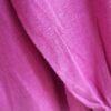 Blusa Feminina Púrpura Decote Redondo Manga Longa c/ Bordado Lima e Pregas nos Punhos