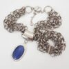 Conjunto Pulseira 5 Voltas + Colar Pedra Lilás 3 Voltas Elo Português-145