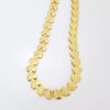 Colar Choker Elo Tacinha Banho Ouro Corrente Tombak 38cm