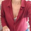 Camisa Feminina Tradicional Manga Longa Marsalla Algodão e Poliéster
