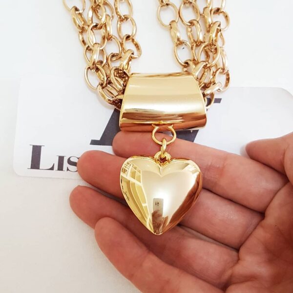 colar_dourado_coracao_gorducho_4_voltas_elo_portugues_23_ou_pulseira_fecho_ima_2_voltas_8081_3_20191018134005 Colar Coração Gorducho Banho Ouro Corrente Aço Elo Português-23