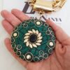 colar_tibetano_dourado_caquinho_verde_elo_retangular_24_4_voltas_8202_4_20200107135421 Colar Tibetano Cerâmica Verde 4 Voltas Corrente Aço Banho Ouro Elo Retangular-24