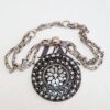Conjunto Colar Tibetano Caquinho Branco + Pulseira Elo Retangular-129
