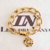 conjunto_dourado_3_pulseiras_8254_8254_2_20200321100952 Pulseira Dourada 1 Volta Corrente Aço Banho Ouro Elo Grumet-317 Pingente Rosa Fecho Ímã 18cm