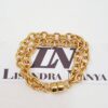 conjunto_dourado_4_pulseiras_fecho_ima_8198_4_20200102134309 Pulseira Banho Ouro 2 Voltas Corrente Aço Elo Cadeado-22 Fecho Ímã