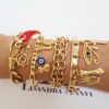 Pulseira Pimenta Banho Ouro Corrente Elo Grumet-317 Fecho Ímã