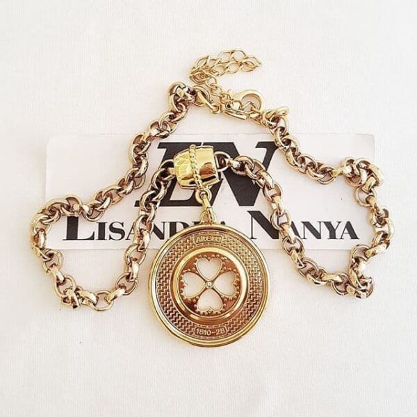 conjunto_dourado_trevo_da_sorte_7505_3_20190321131246-6-1.jpg Conjunto Colar e Pulseira Trevo da Sorte Banho Ouro Elo Português