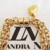 Conjunto 3 Pulseiras Banho Ouro Coração Escrito Corrente Aço Elo Português