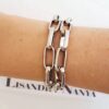 pulseira_prateada_fecho_ima_forte_8059_8_20191008105549-6-1.jpg Conjunto Básico 4 Pulseiras Prateadas Corrente Aço Fecho Ímã Banho Galvânico